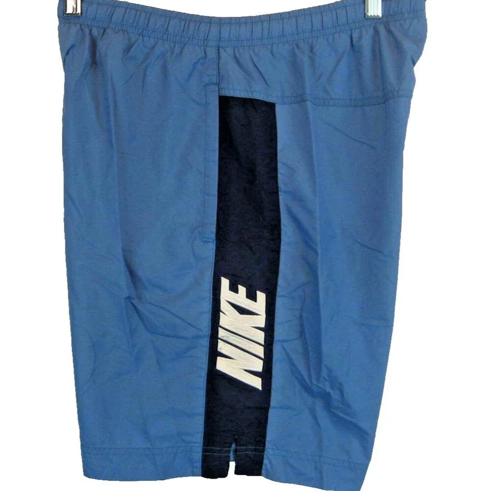 Mens Nike Blue Poly Swim Board Shorts sz Med x 9